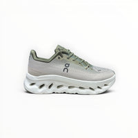 On Cloudtilt women's walking shoes in Grey/White, side product view