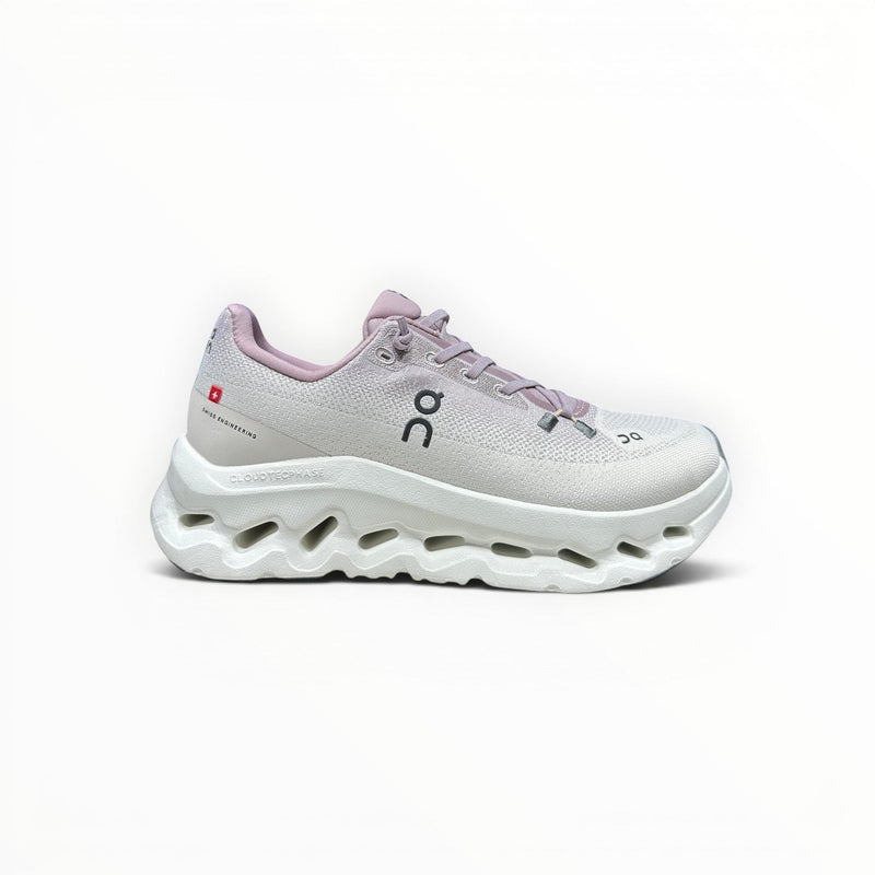 On Cloudtilt women's walking shoes in Purple/White, side product view