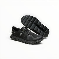 On Cloud 6 Waterproof women's lifestyle shoe in All Black, pair view