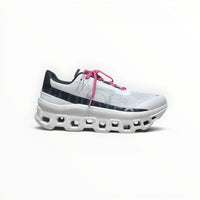 On Cloudmonster men's shoe in White/Lima - product view 11