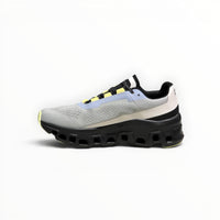 On Cloudmonster men's shoe in Fossil/Magnet - product view 3