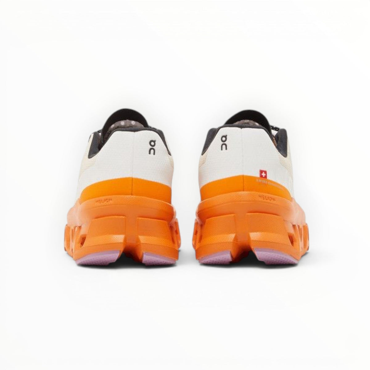 On Cloudmonster women's shoe in Fawn/Turmeric - product view 2