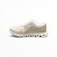 On Cloud 6 Waterproof women's lifestyle shoe in Haze/Sand, three-quarter view