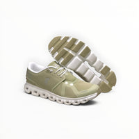 On Cloud 6 Waterproof women's lifestyle shoe in Hay/Frost, pair view