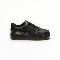 A Bathing Ape BAPE STA women's low-top sneakers in Triple Black, product view 6