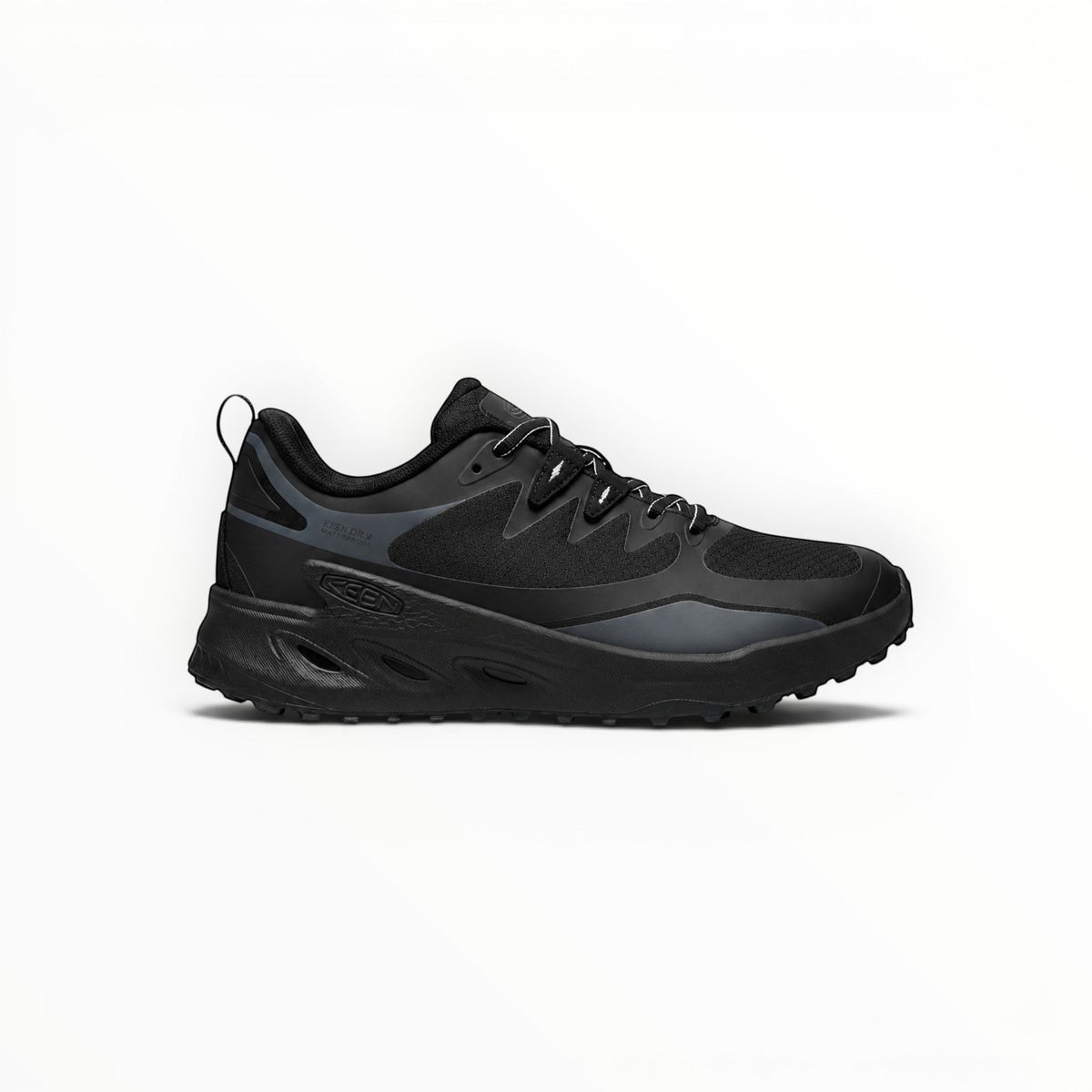 A Bathing Ape BAPE STA women's low-top sneakers in Triple Black, outsole view