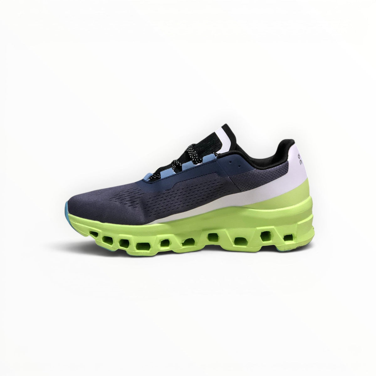 On Cloudmonster women's shoe in Magnet/Shark - product view 3