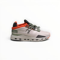 On Cloudnova Women's Silver/Orange lifestyle shoe – image 6