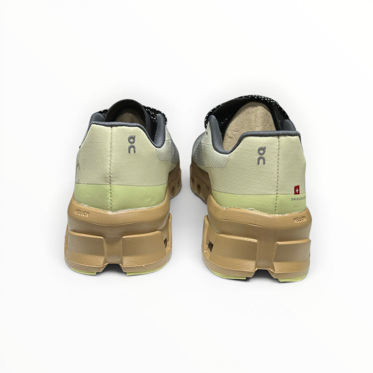 On Cloudmonster women's shoe in Moon/Fawn - product view 5