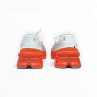 On Cloudmonster men's shoe in Undyed-White/Flame - product view 5