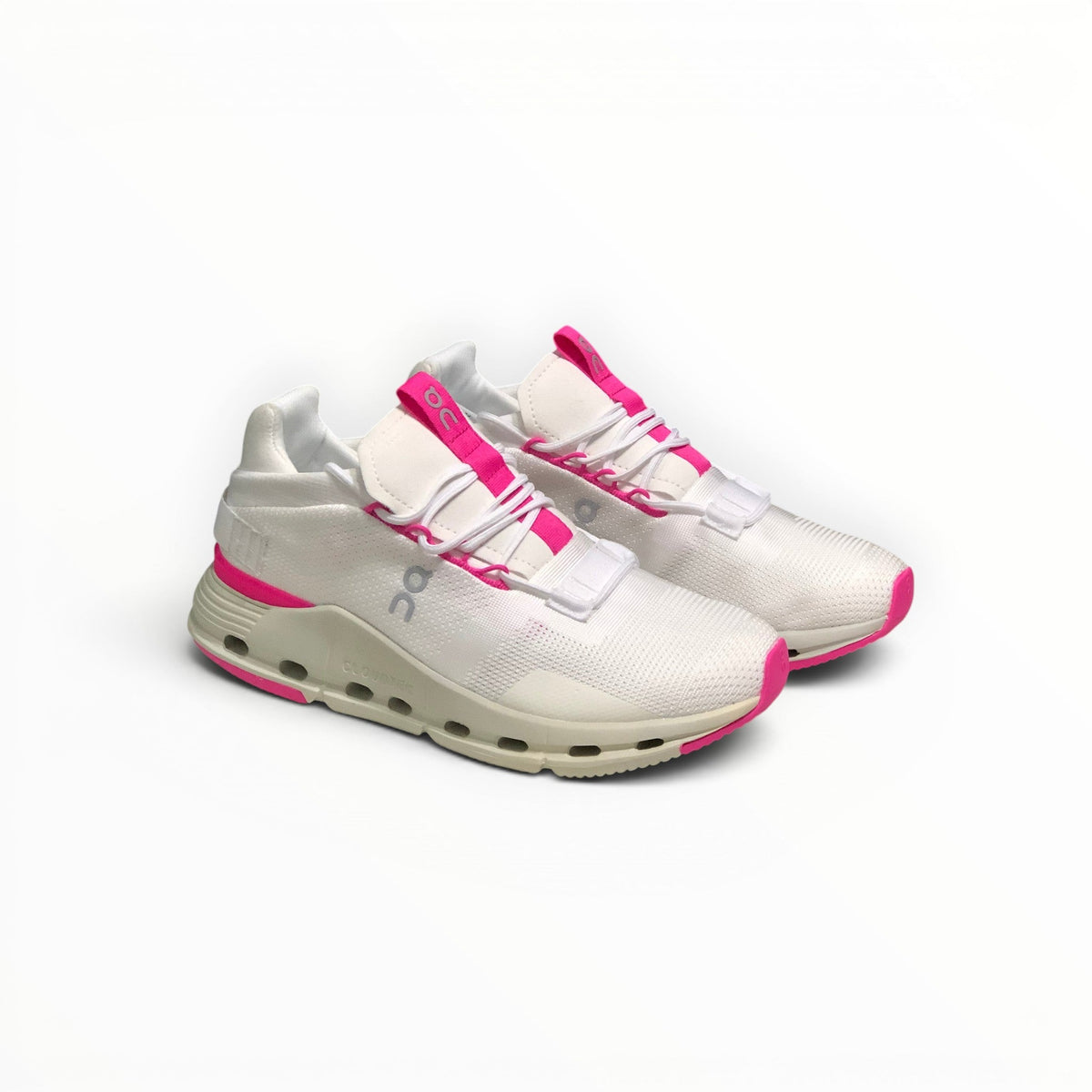 On Cloudnova Men's White/Violet lifestyle shoe – image 3