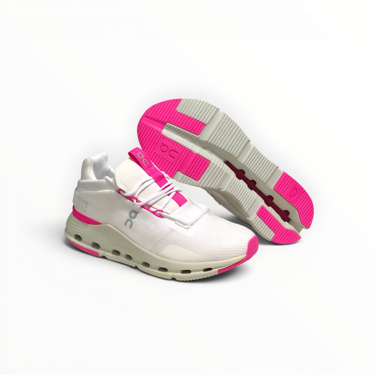 On Cloudnova Men's White/Violet lifestyle shoe – image 4