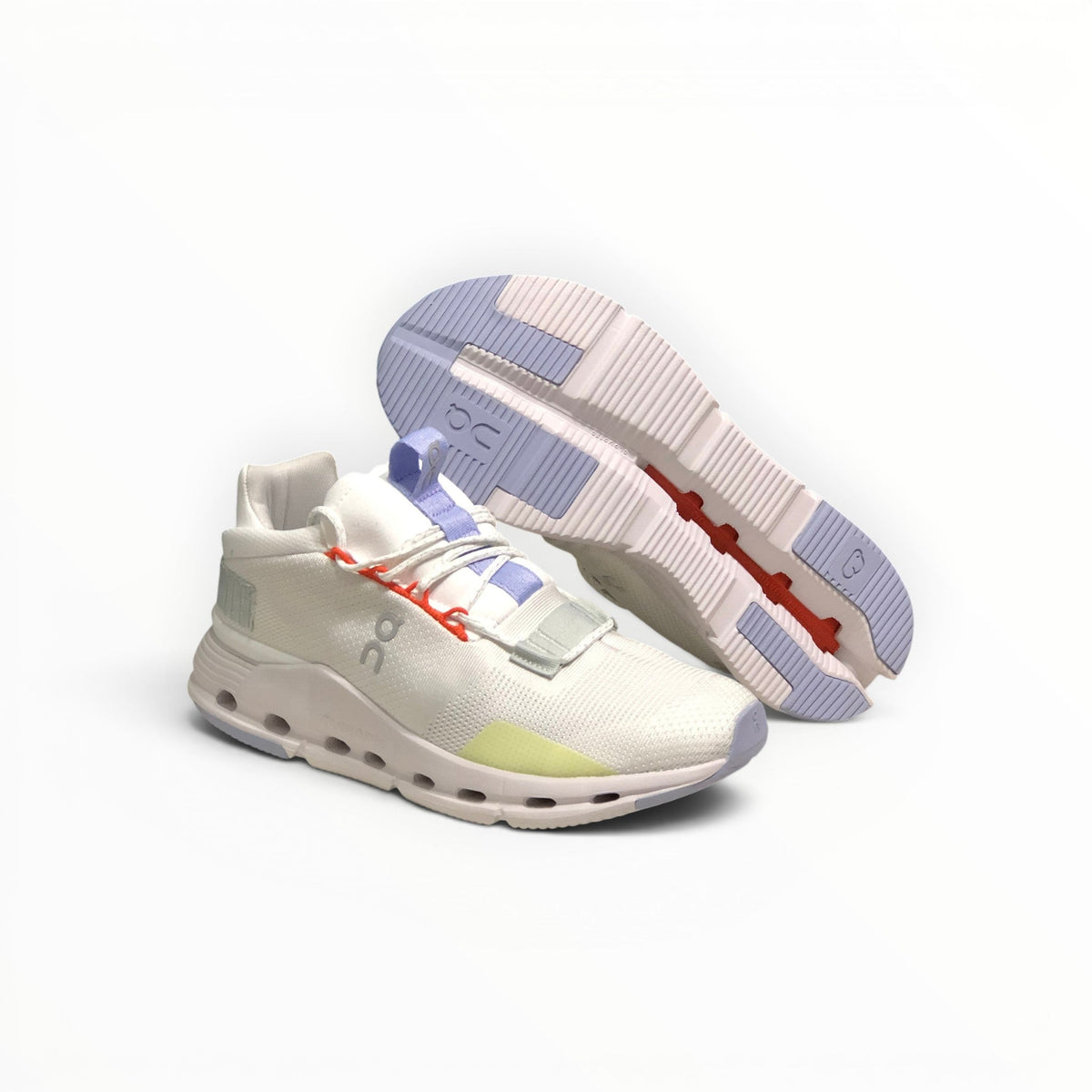 On Cloudnova Men's Glacier/Zest lifestyle shoe – image 4