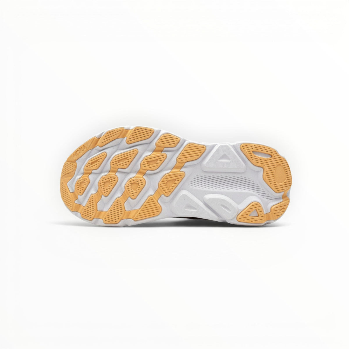 HOKA Clifton 9 men's running shoes in Cyclamen/Sweet Lilac – outsole view