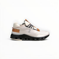 On Cloudnova Women's White/Orange/Black lifestyle shoe – image 1