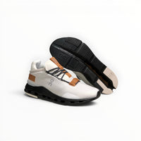 On Cloudnova Women's White/Orange/Black lifestyle shoe – image 4