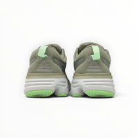 Hoka Bondi 8 women's running shoe in Olive Haze/Mercury, top view