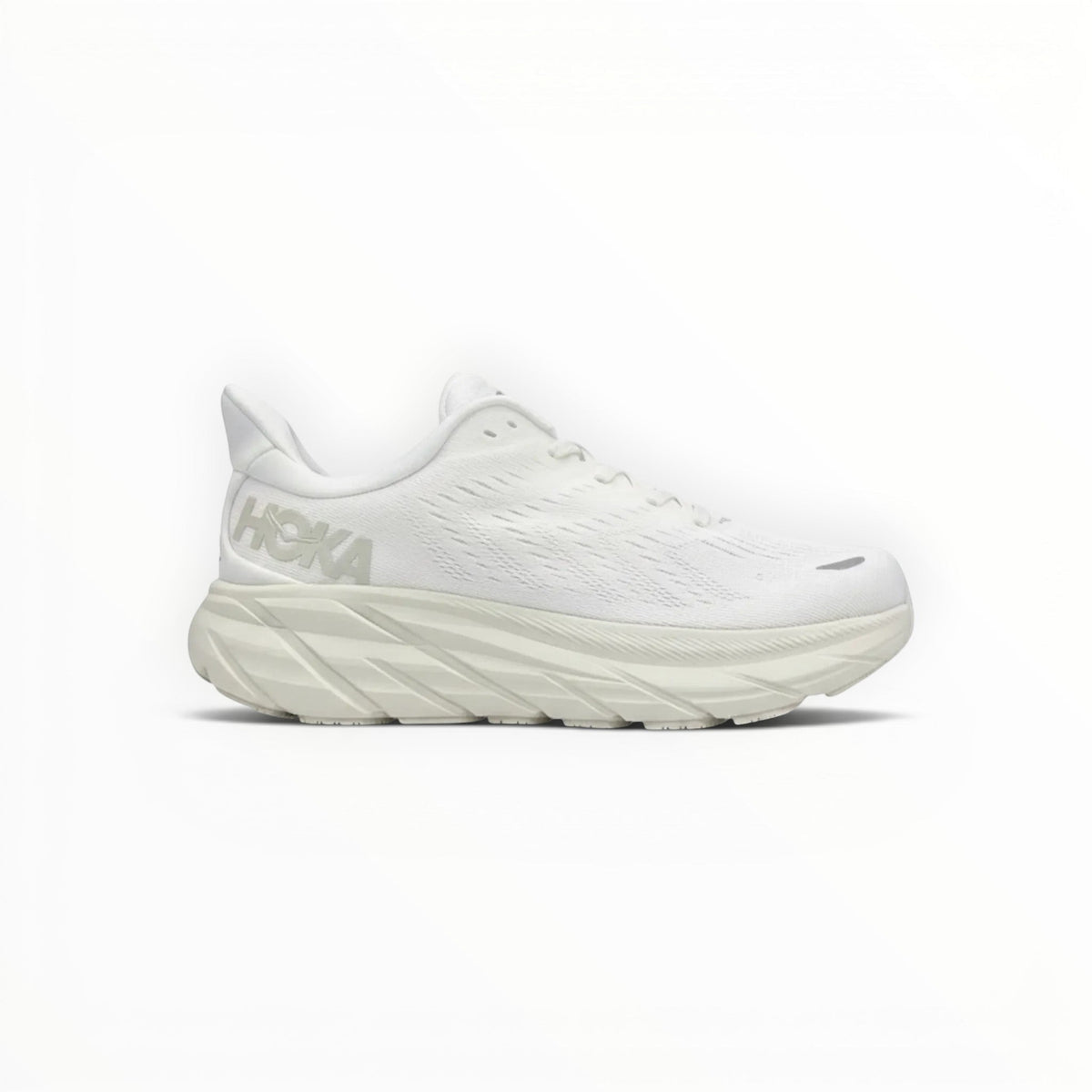 Hoka Clifton 8 men's shoe in White/White – product view 13