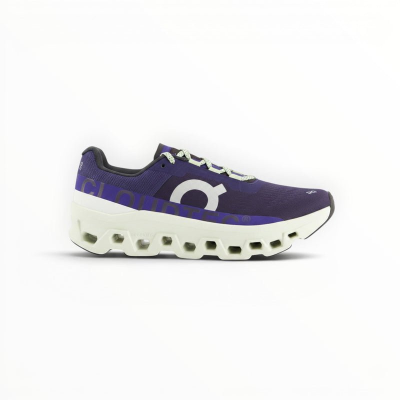 On Cloudmonster men's shoe in Acai/Aloe - product view 1