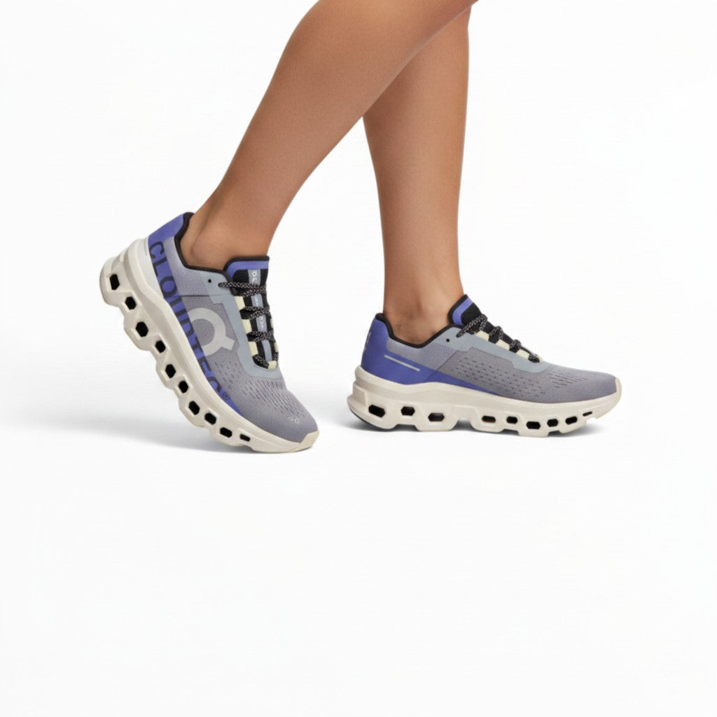 On Cloudmonster women's shoe in Frost/Wash - product view 5