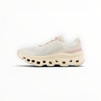 On Cloudmonster women's shoe in Frost/Acacia - product view 2