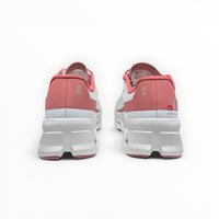 On Cloudmonster women's shoe in White/Flame - product view 5