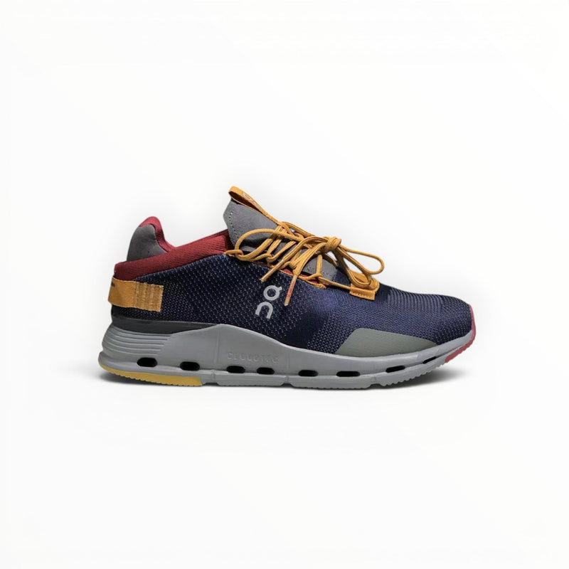 On Cloudnova Men's Denim/Ruby lifestyle shoe – image 1