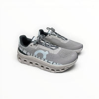On Cloudmonster men's shoe in Cinder/Fog - product view 5