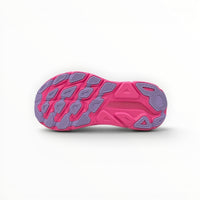 Hoka Clifton 9 women's running shoes in Eggnog/Blanc de Blanc – outsole view