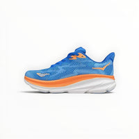 Hoka Clifton 9 men's running shoes in Coastal Sky/All Aboard – product view 2