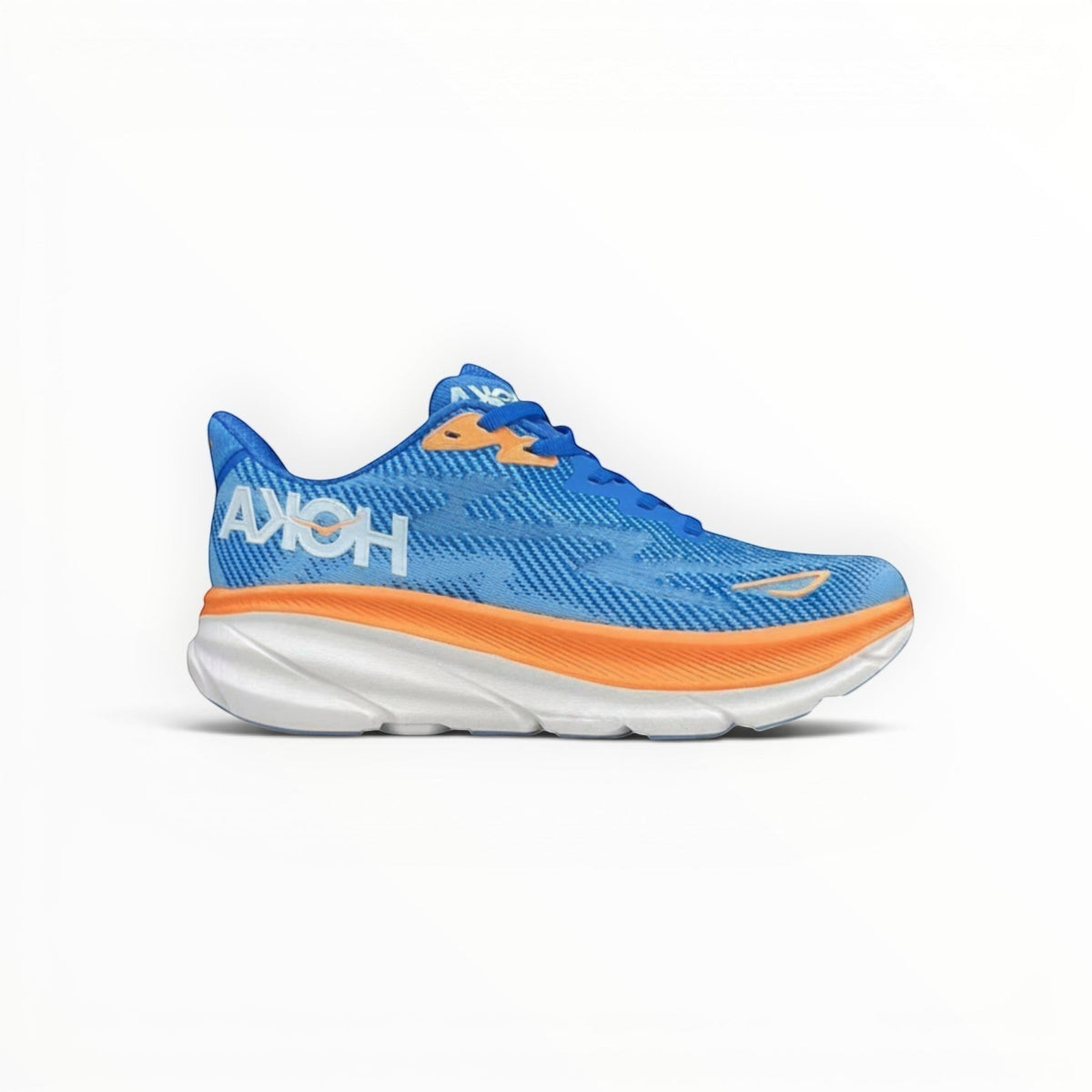 Hoka Clifton 9 men's running shoes in Coastal Sky/All Aboard – product view 6