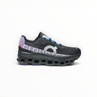 On Cloudmonster women's shoe in Black/Magnet - product view 1