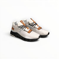 On Cloudnova Men's White/Orange/Black lifestyle shoe – image 3