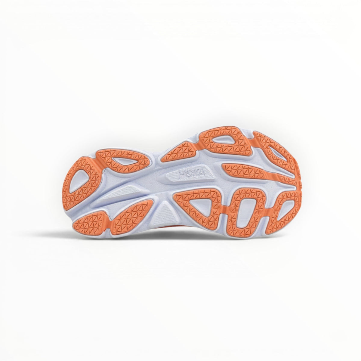 Hoka Bondi 8 women's running shoe in Summer Song/Country Air, heel view