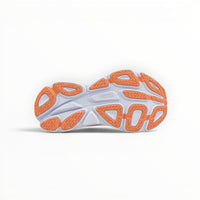Hoka Bondi 8 women's running shoe in Summer Song/Country Air, heel view