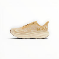 Hoka Clifton 9 men's running shoes in Wheat/Shifting Sand – product view 4