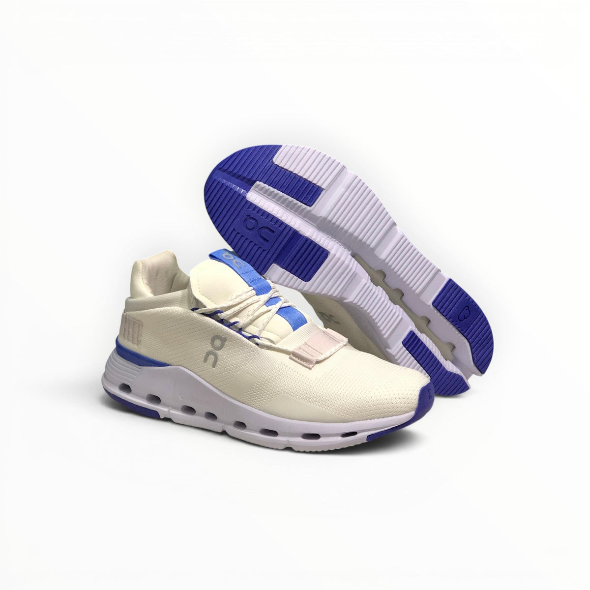 On Cloudnova Men's Undyed-White/Ultramarine lifestyle shoe – image 4