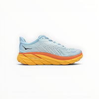 Hoka Clifton 8 men's shoe in Summer Song/Ice Flow – product view 2