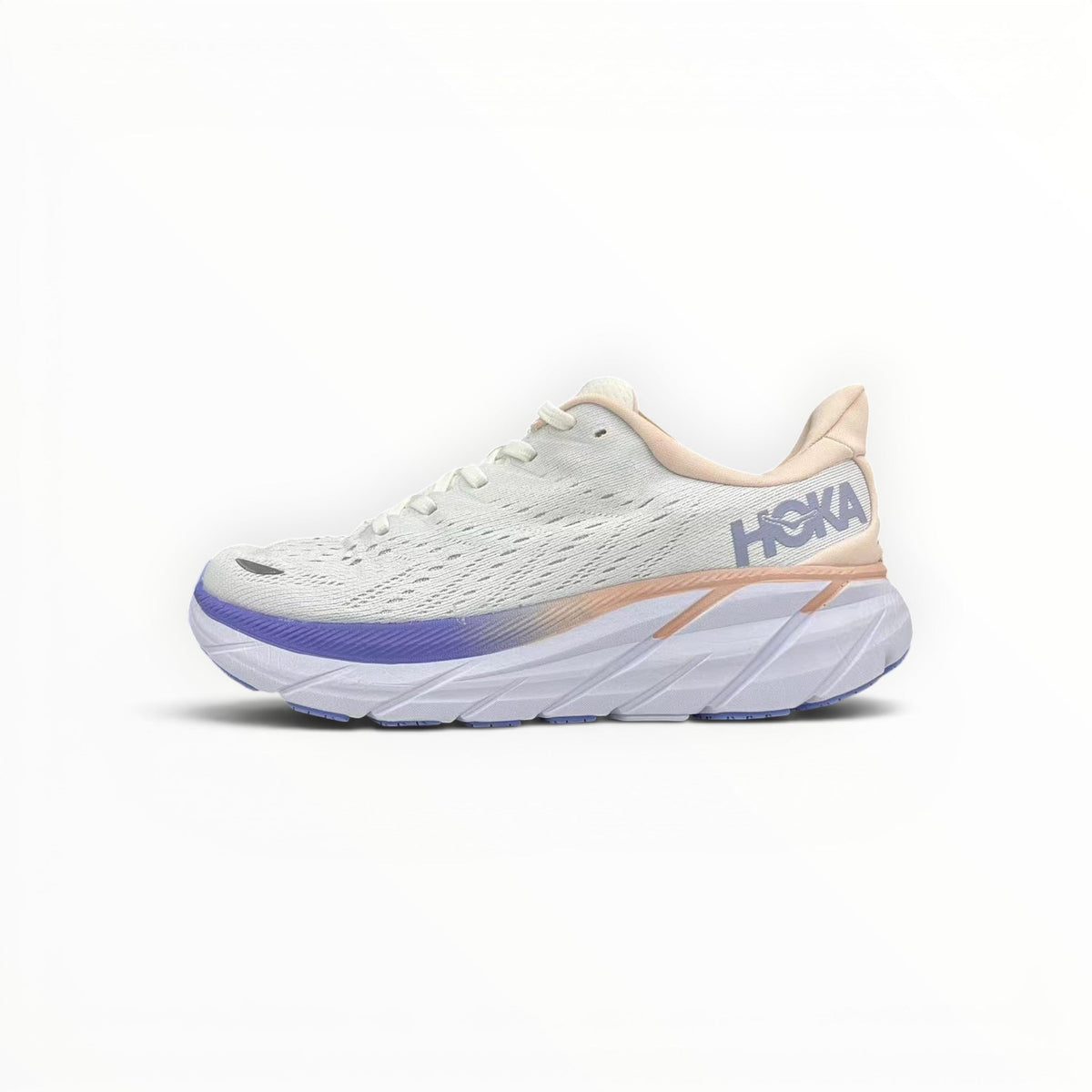 Hoka Clifton 8 women's shoe in Lilac Marble/Elderberry – product view 1