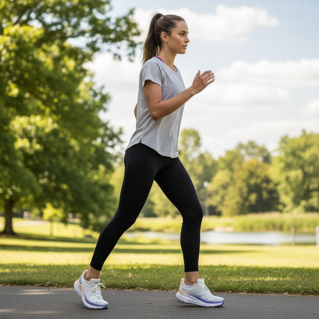 Hoka Clifton 8 women's shoe in Lilac Marble/Elderberry – product view 6
