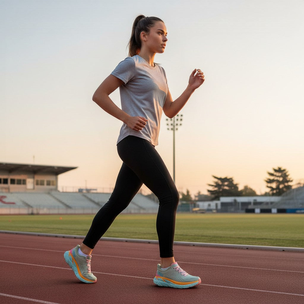 Hoka Clifton 8 women's shoe in Seaweed/Green Tea – product view 6