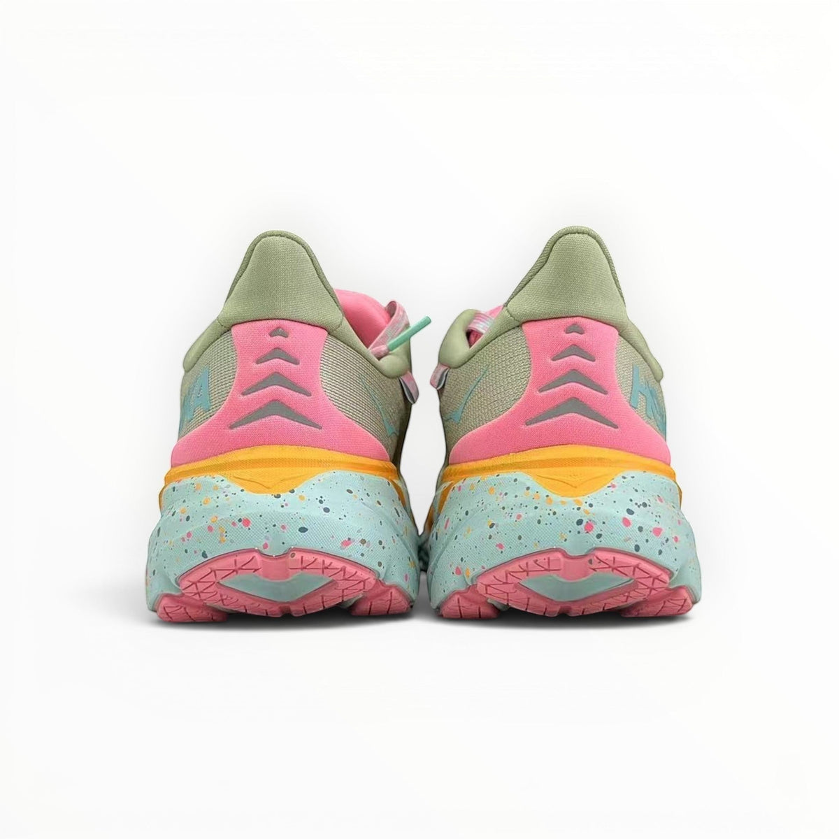 Hoka Clifton 8 men's shoe in Seaweed/Green Tea – product view 5