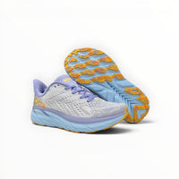 Hoka Clifton 8 women's shoe in Baby Lavender/Smoke Green – product view 2