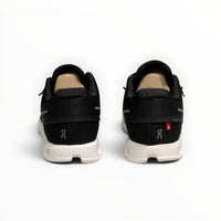 On Cloud 5 men's lifestyle shoe in Black/White, heel view