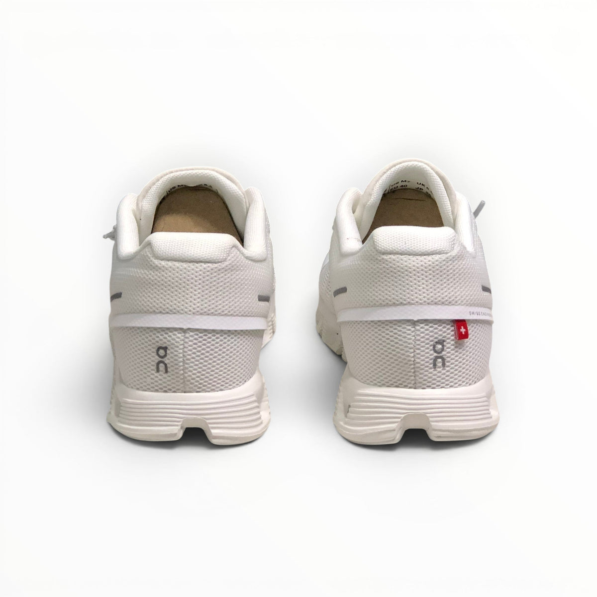 On Cloud 5 men's lifestyle shoe in White, heel view