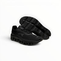 On Cloudmonster men's shoe in All Black - product view 4