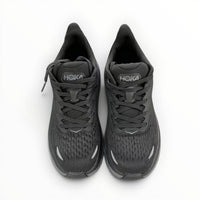 Hoka Clifton 8 men's shoe in Black/Black – product view 3