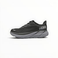 Hoka Clifton 8 men's shoe in Black/Black – product view 6