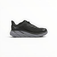Hoka Clifton 8 women's shoe in Black/Black – product view 2