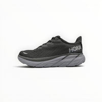 Hoka Clifton 8 women's shoe in Black/Black – product view 6